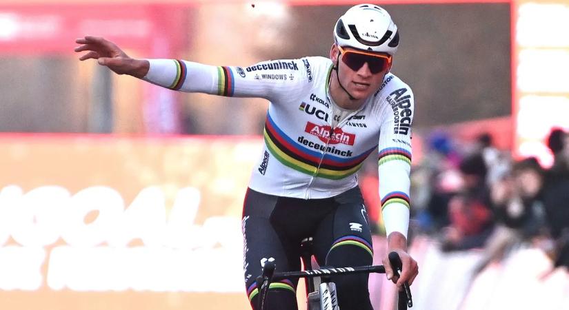 Cigarettagőzt fújtak az arcába, nagy bajba kerülhet Van der Poel