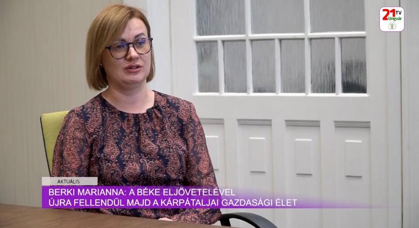 Aktuális (2025.12.29) Berki Marianna: a béke eljövetelével újra fellendül a kárpátaljai gazdasági élet (videó)