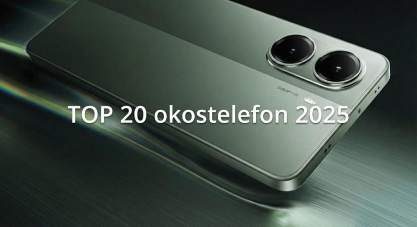 TOP 20 legnépszerűbb telefon 2025-ben