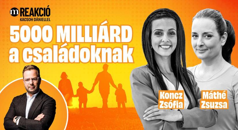 Családbarát kormányzás: ezért világszenzáció a magyar modell – a Reakció vendégei Koncz Zsófia és Máthé Zsuzsa voltak