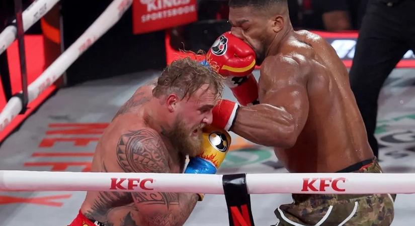 Ezt üzente Jake Paul az autóbalesetet szenvedett Anthony Joshuának