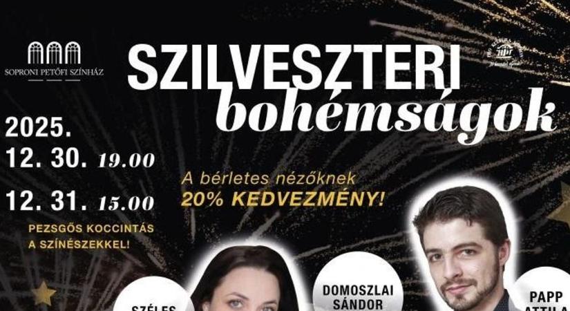 Szilveszteri gálaműsor a Soproni Petőfi Színházban - ajánló
