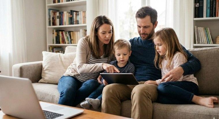10 tipp, hogyan alakíts ki egészséges digitális szokásokat a családdal
