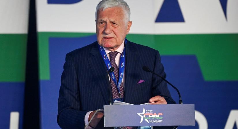 Václav Klaus: Európa a tűzzel játszik, tartok tőle, hogy végül kitör a háború