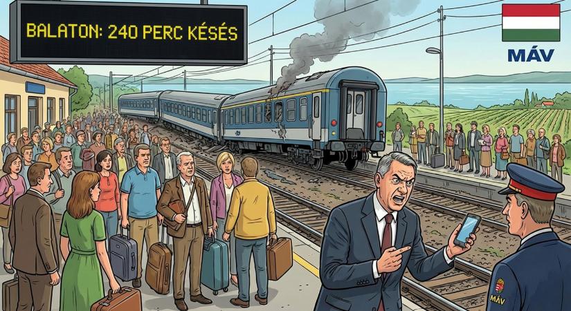Akkumulátorgyár miatt bezárt vonal, részeg vasutas miatt leállított vonatok, kaotikus nyári hétvégék – 15 felejthetetlen MÁV-pillanat 2025-ből