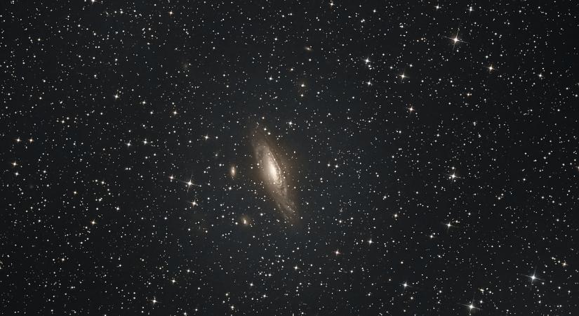 Ilyennek látta a spirálgalaxist a hajdú-bihari asztrofotós