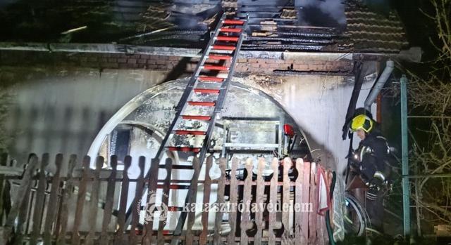 Egy gázpalack is felrobbant a hétfői cseresznyáki tűzben