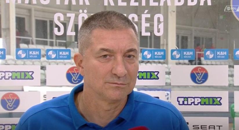 „Nem igazán tűnt kézilabdának, amit műveltünk” – a Vasas edzője hálás volt a szurkolóknak, hogy nem mentek haza félidőben