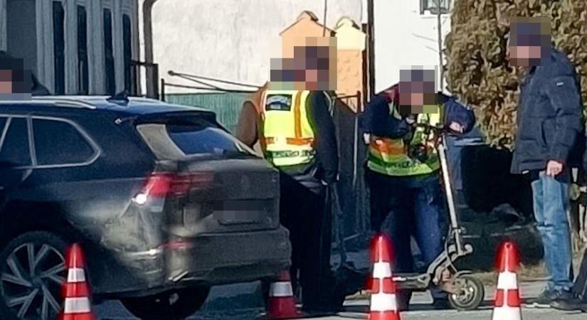 Baleset miatt teljesen lezártak egy utat Vas vármegyében