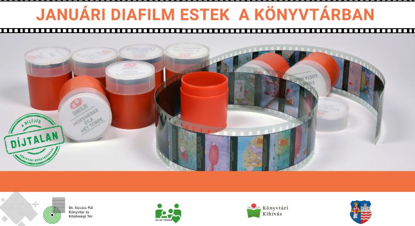 Januári diafilm estek a Győrszentiváni Fiókkönyvtárban