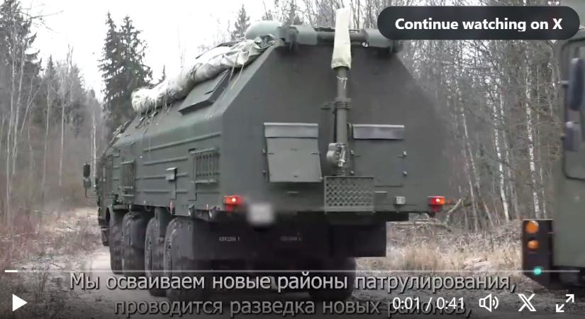 Videó: Oroszország először közölt felvételeket az Oresnyik rakétakomplexumról