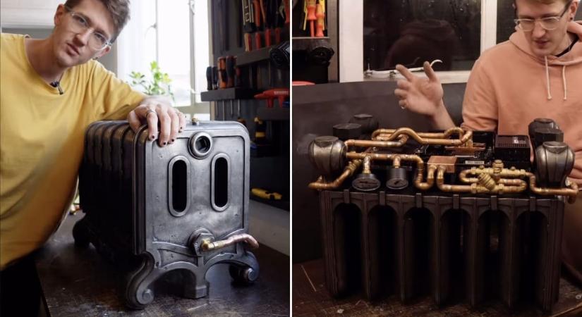 Ilyen hűtést is ritkán látni: 100 éves radiátor segíti egy gamer PC működését – videó