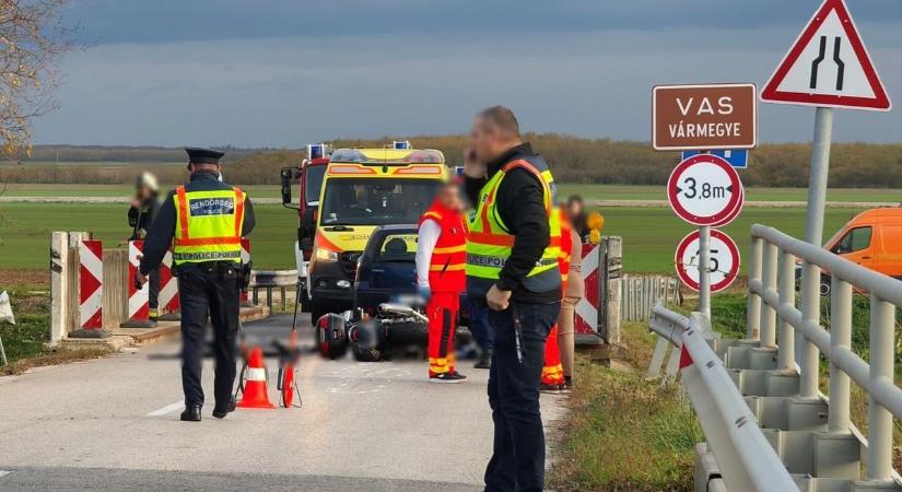 Hiába rohantak a mentők, meghalt a motoros Kenyerinél