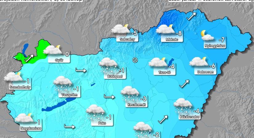 Szeles idővel búcsúzik az idei év
