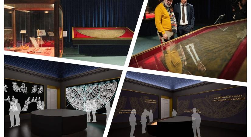 Megújul a magyar koronázási palást terme a Magyar Nemzeti Múzeumban