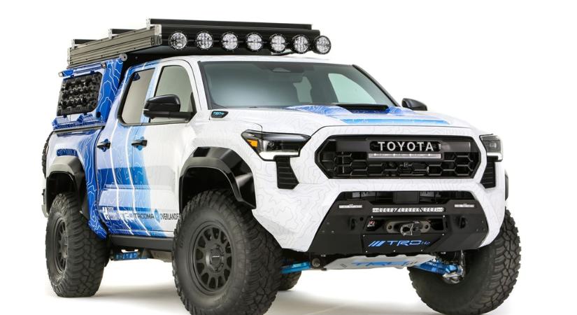 A Toyota még mindig kitart a hidrogén üzemű autónál – most egy Toyota Tacomát alakítottak át