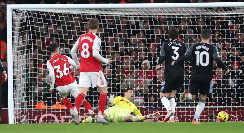 Az Arsenal visszavágott az Aston Villának a december eleji vereségért