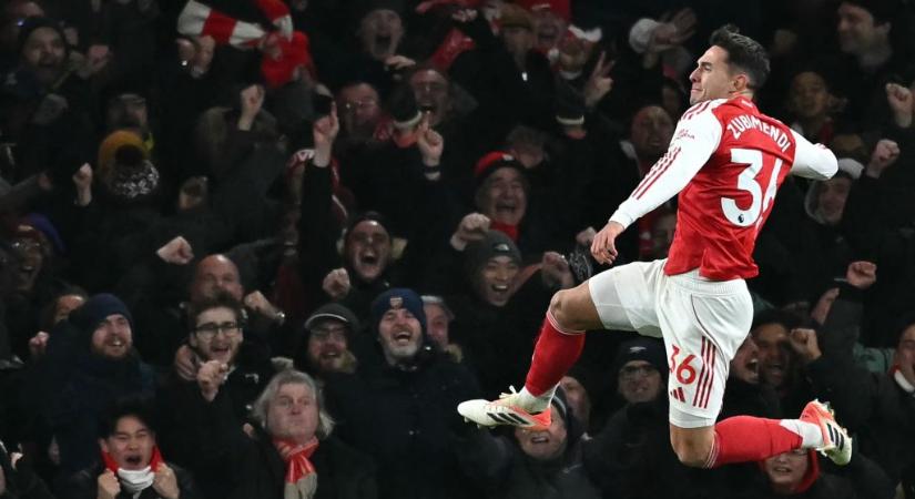 Az Arsenal erőt demonstrált a PL legjobb formában lévő csapata ellen
