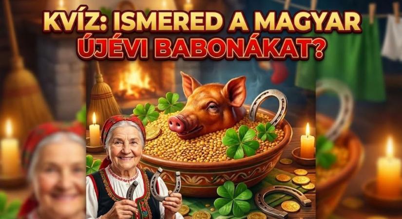Újévi babonák kvíz: Malac vagy csirke? Tudod, mit tilos enni január elsején?
