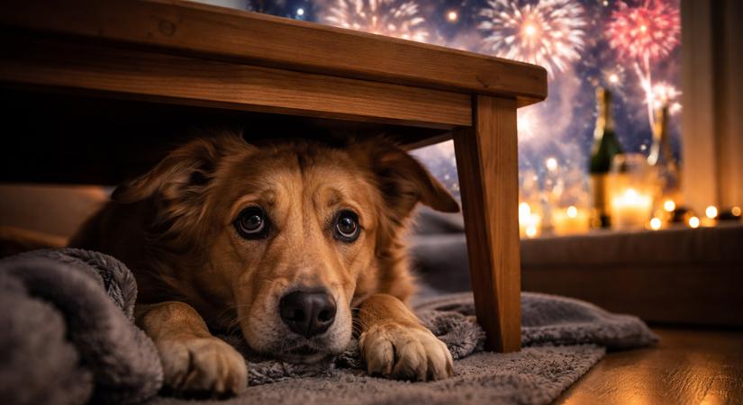 Szilveszter félelem nélkül: hogyan segítsünk kutyánknak pánik nélkül átvészelni a tűzijátékot?