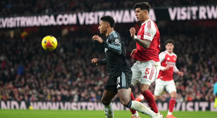 Premier League – Az Arsenal parádés második félidővel verte az Aston Villát