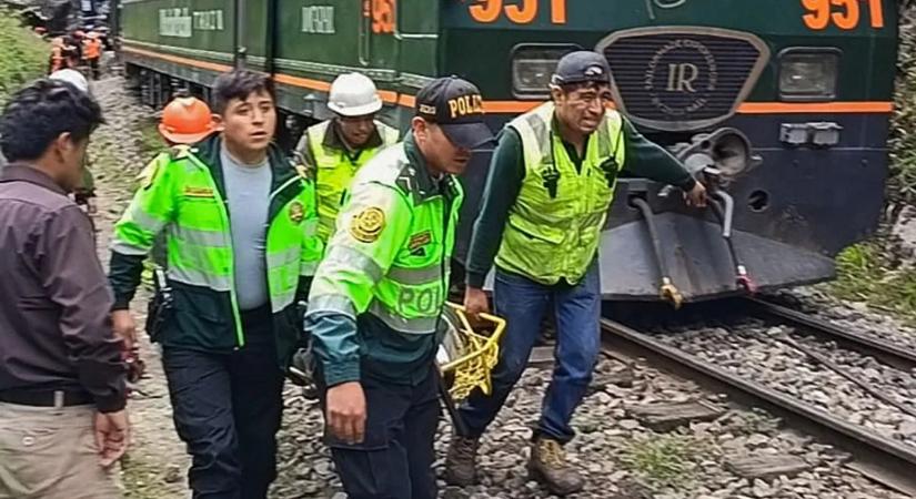 Tragédia: két turistavonat összeütközött a perui Machu Picchu közelében