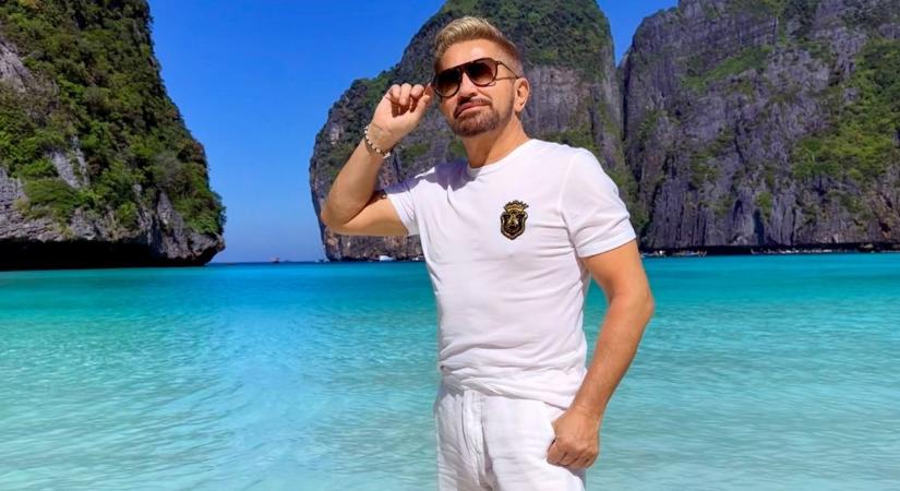 Jákob Zoltán harsogó cigányzenével szórakoztatta a nyaralókat Thaiföldön