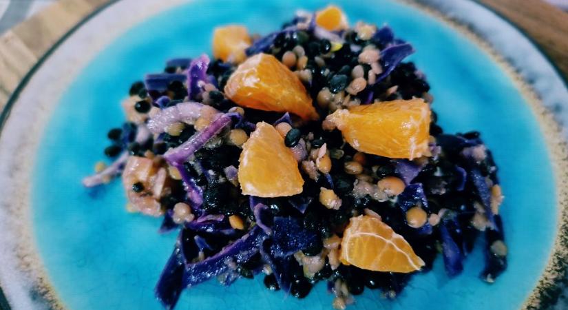 Egészséges és színes: így készül ez a különleges pénzhozó lencsesaláta, ami nem hiányozhat az újévi asztalról