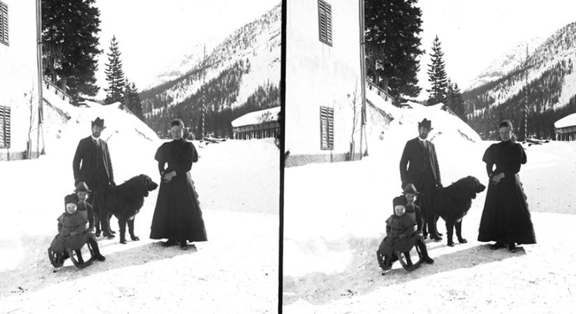 Amikor még volt tél: szánkózások a múltból (FORTEPAN)