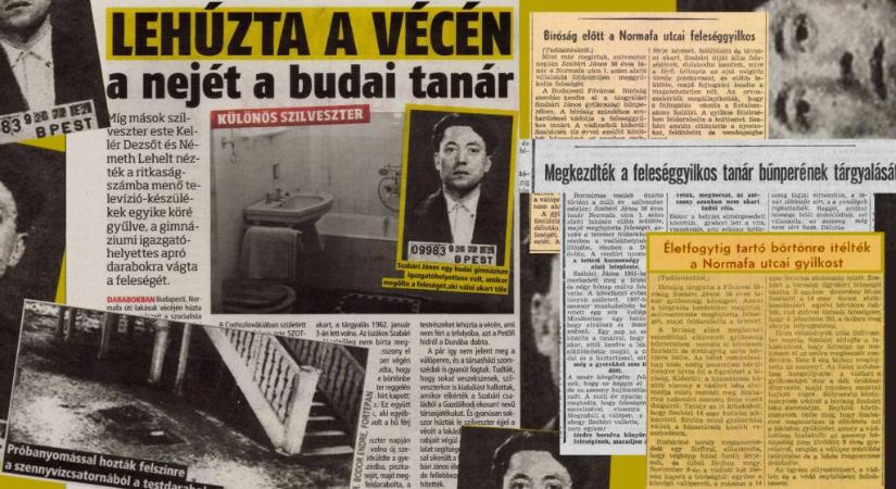 Általános iskolai tanár darabolta fel a feleségét 1961 szilveszterén a Svábhegyen