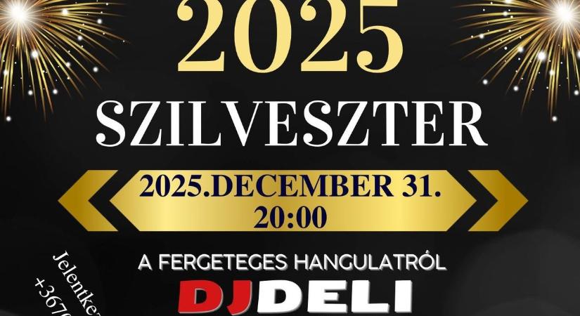 Dj-s szilveszteri bulival zárják az évet