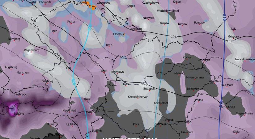 Térképen mutatjuk, hol borulhat fehérbe a táj újév napján