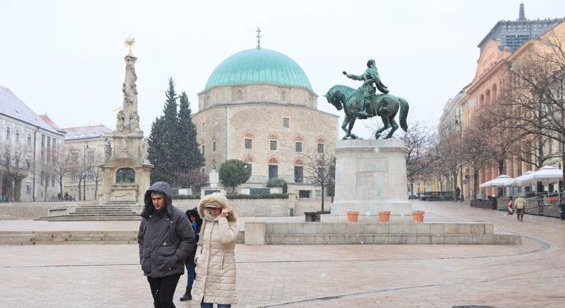 Enyhébb idővel indul az új év: gyengén felhős, tavaszias január elseje vár ránk