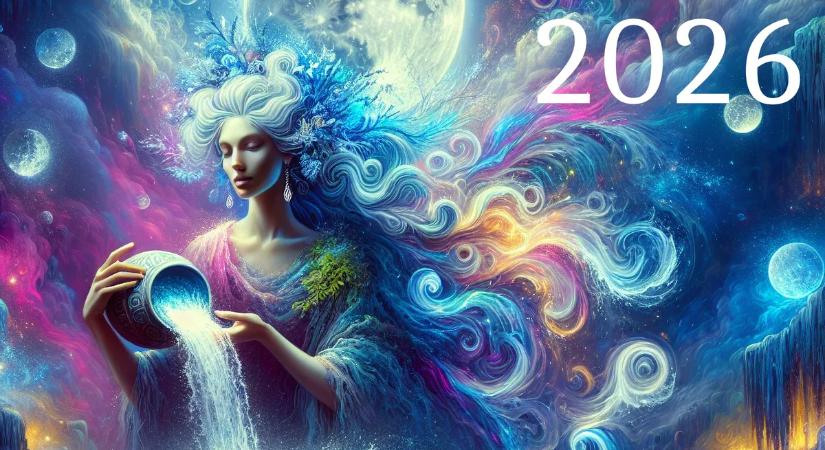 Vízöntő csillagjegy éves horoszkópja: ez vár rád 2026-ban