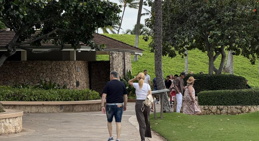 Mészáros Lőrincet és Várkonyi Andreát Los Angelesben, majd Hawaiin látták