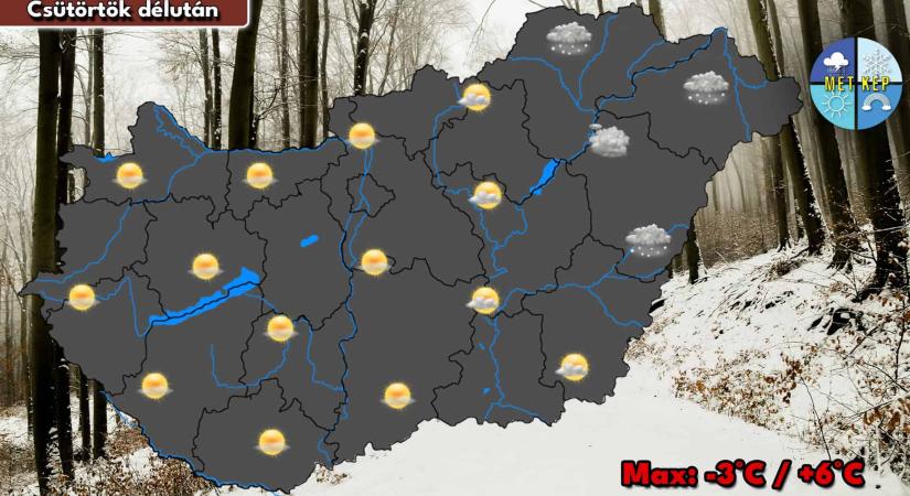 Helyenként még havazhat az újév első napján