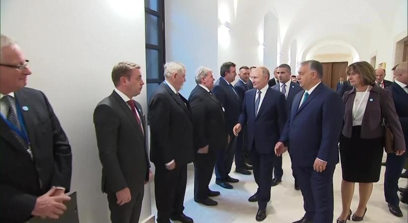 Putyin Orbánt is köszöntötte