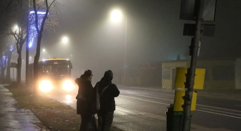A hétvégén is borult, párás, ködös idő várható