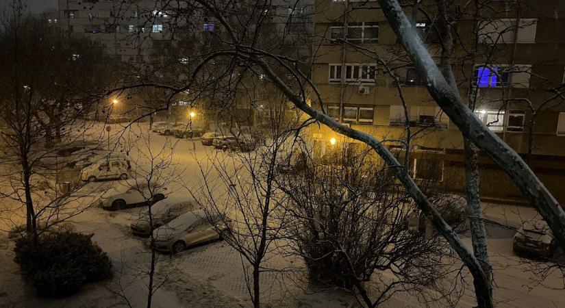 Leesett a hó Budapesten