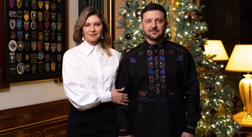 Zelenszkij újévi üzenete: Hiszünk a békében, harcolunk érte!