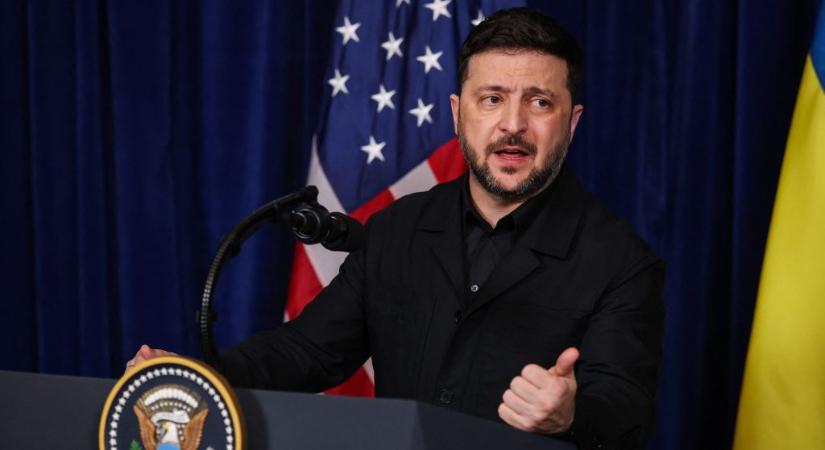 Zelenszkij újévi beszéde: Kilencven százalékban kész a békemegállapodás
