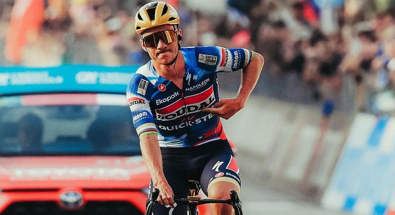 Szvhez szl zenettel bcszott Remco Evenepoel a Quick-Steptl