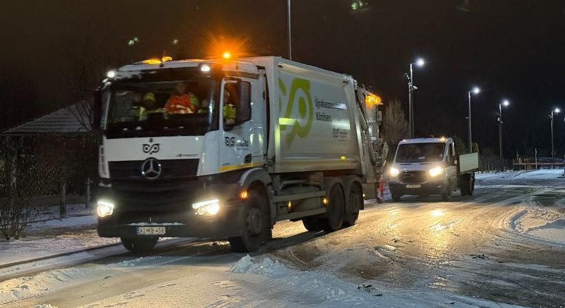 Havas munkakezdéssel indult az év a GYHG-nál Győrben - fotó
