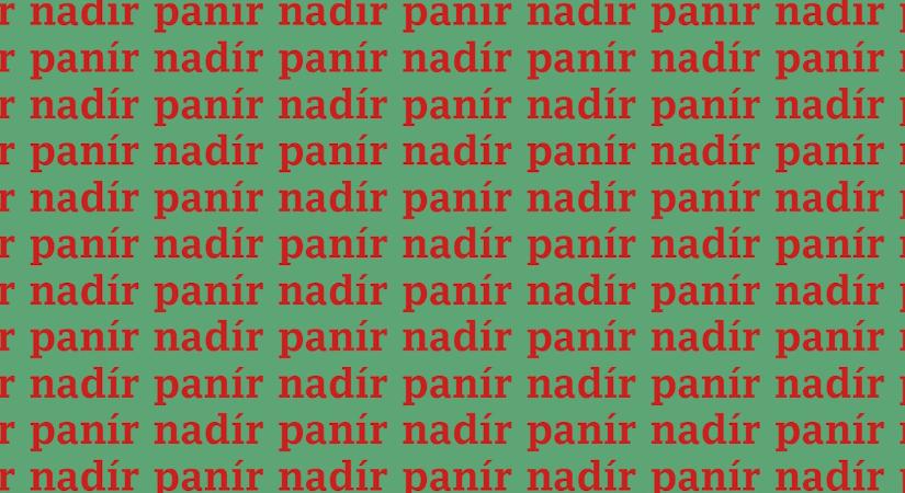 Optikai illúzió: különleges képességei vannak, ha megtalálja a másik két ötbetűs szót az ábrában 15 másodperc alatt