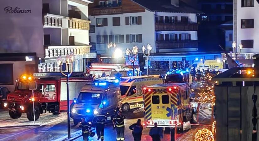 Robbanás egy svájci síparadicsomban: sokan meghaltak