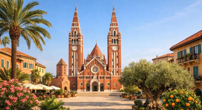 Fotókon Szögöd új arca, mediterrán paradicsom lett a városból