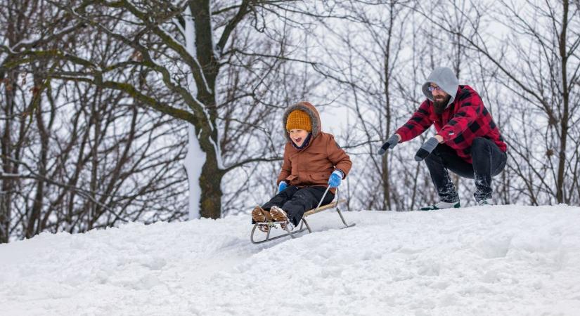 Szilveszterkor is van friss hó Hódmezővásárhelyen! - videóval