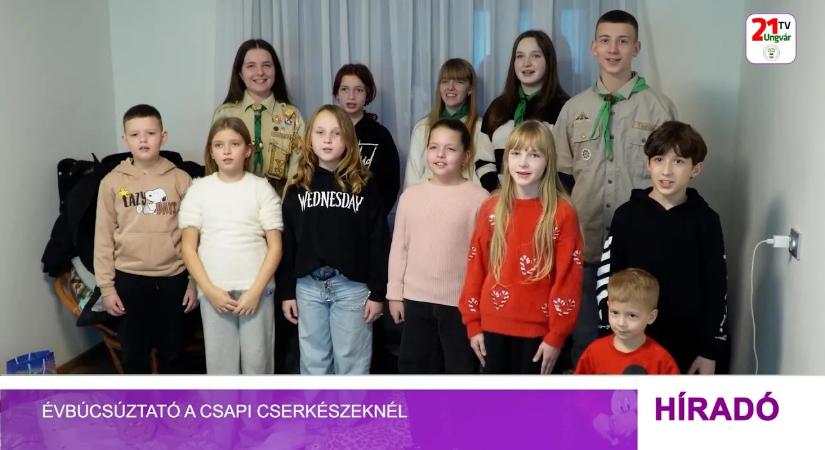 Évbúcsúztató a csapi cserkészeknél (videó)