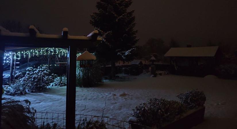 Havazás - Így borult fehérbe a vasi táj az év utolsó napján - fotók, videó