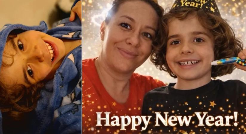 „Szívünk minden szeretetével gondolunk rátok” – Hálával és szeretettel kezdik az új évet Mirkó és édesanyja